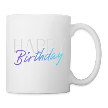 Bon anniversaire - Mug blanc - blanc - Droite