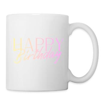 Bon anniversaire - Mug blanc - blanc - Droite