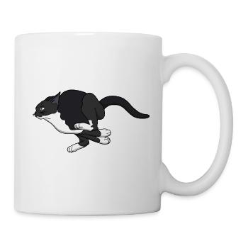 Midnight Leap Noir Cat - Mug - white - Right
