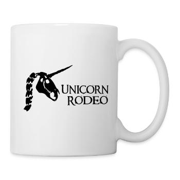Unicorn Rodeo Skull Signet Lettering Logo - Mug - white - Right