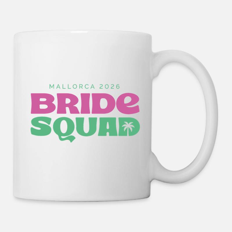 ÉQUIPE DE MARIÉES DE MAJORQUE 2026 - Mug blanc - blanc
