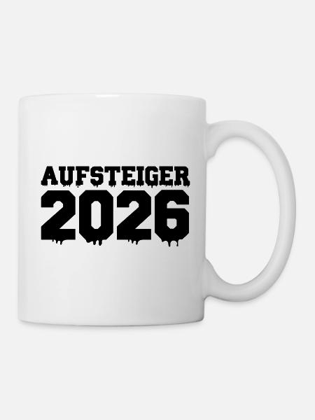 Aufsteiger 2026 - Tasse - Weiß