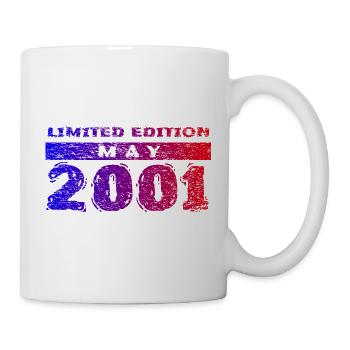 25e anniversaire Édition Limitée 05/2001 - Mug blanc - blanc - Droite
