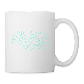 Lettrage Graffiti Mibga Neon - Mug blanc - blanc - Droite
