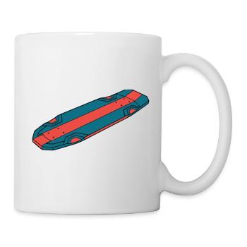 Cool Skateboard Deck Streetwear - Mug blanc - blanc - Droite