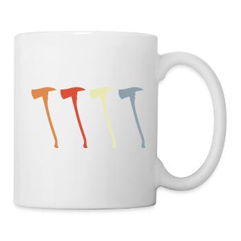 Vintage Firefighter Axe - Mug - white - Right