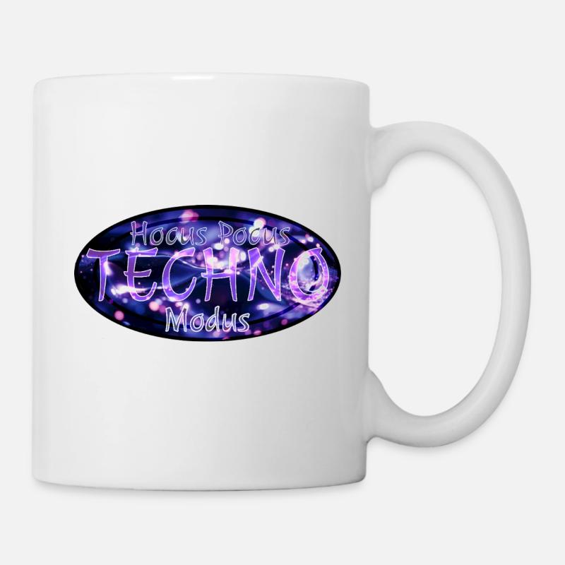 Hocus Pocus Techno Mode - Mug blanc - blanc