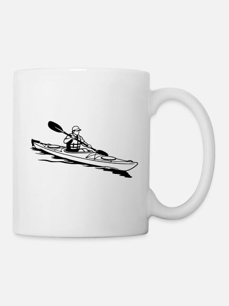 Kajakfahren - Tasse - Weiß