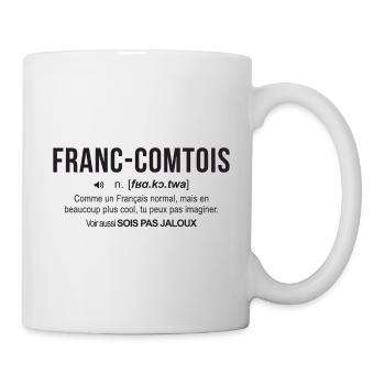 Franc Comtois N Fra Ko Twa Comme Un Francais No... - Mug blanc - blanc - Droite