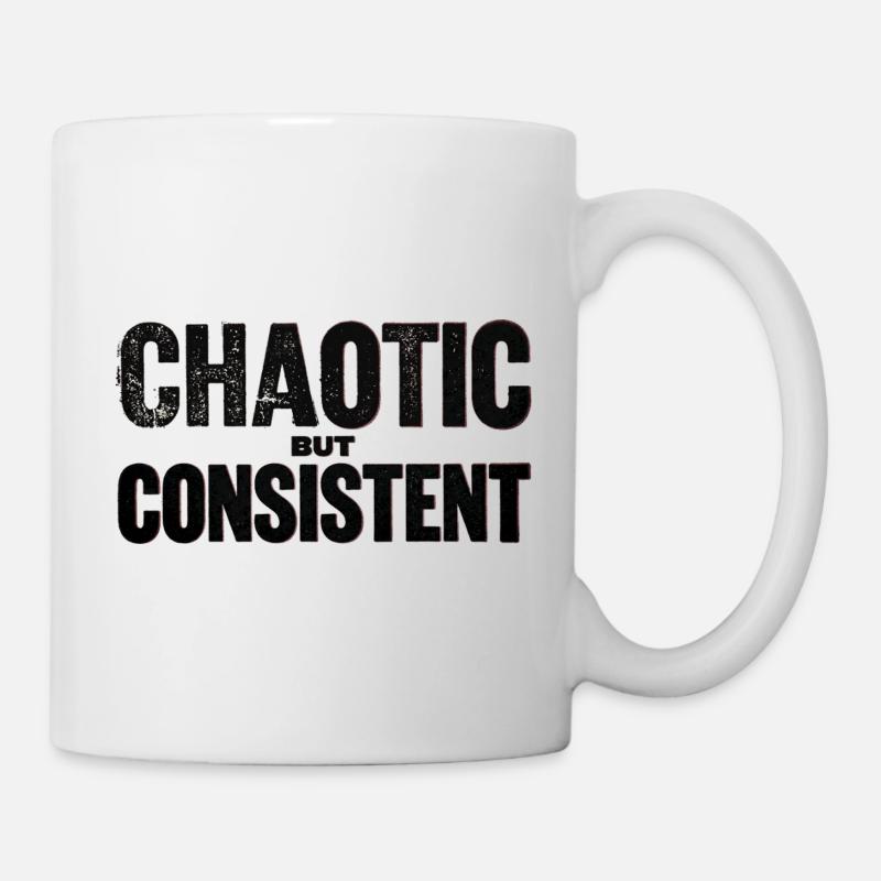 chaotic-but-consistent - Tasse - Weiß