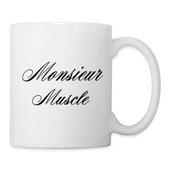 Monsieur Muscle Humour Sport - Mug blanc - blanc - Droite