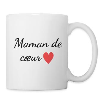Maman de Coeur - Mug blanc - blanc - Droite