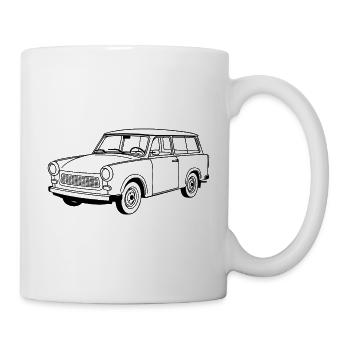 Trabant 601 Kombi - Tasse - Weiß - Rechts