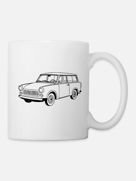 Trabant 601 Kombi - Tasse - Weiß