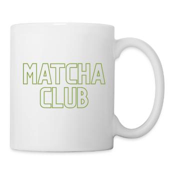 Matcha Club Logo - Tasse - Weiß - Rechts