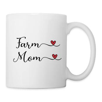 Maman de la ferme - Mug blanc - blanc - Droite