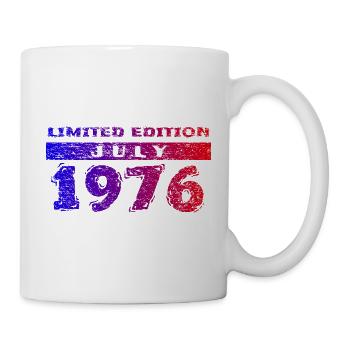 50th Birthday Limited Edition 07/1976 - Mug - white - Right