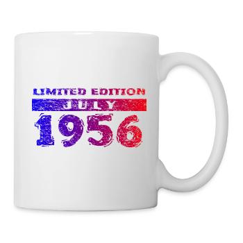 70th Birthday Limited Edition 07/1956 - Mug - white - Right