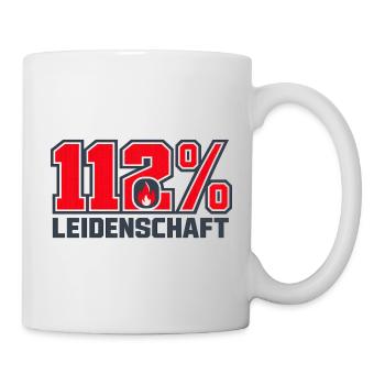 112% Leidenschaft - Tasse - Weiß - Rechts