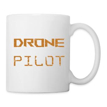 FPV Drone Pilot Freestyle & Renngeschenk - Tasse - Weiß - Rechts