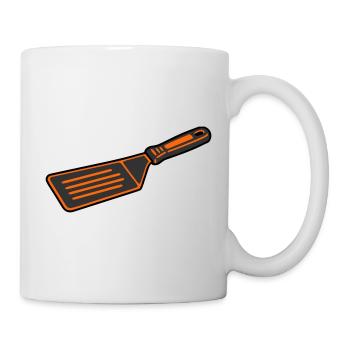 Grill Turner BBQ Spatula Grill Master Cooking - Mug - white - Right