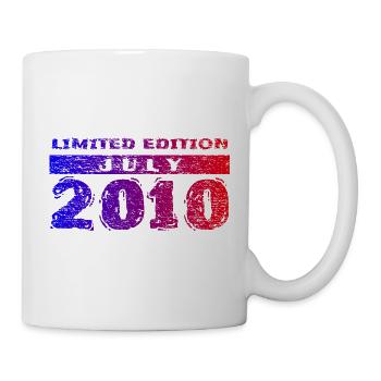 16e anniversaire Édition Limitée 07/2010 - Mug blanc - blanc - Droite