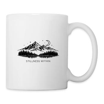 Mountains at night - Mug - white - Right