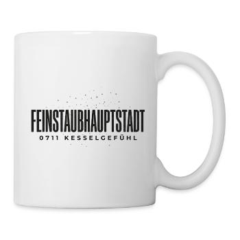 Stuttgart 0711 Kessel Power Schwaben Hauptstadt - Tasse - Weiß - Rechts