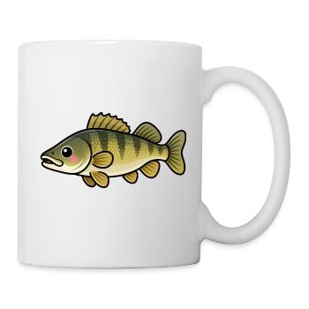 Niedliche Zander Kinder Angeldesign - Tasse - Weiß - Rechts
