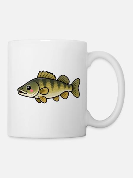 Niedliche Zander Kinder Angeldesign - Tasse - Weiß
