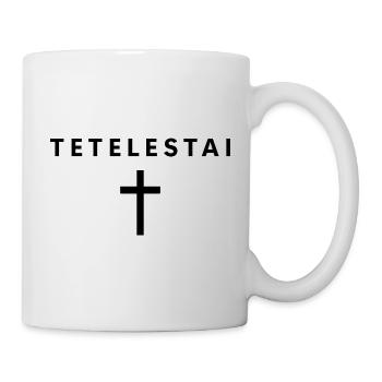 Tetelestai It Is Finished Minimalist Faith Jesus - Tasse - Weiß - Rechts