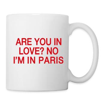 In Love No I'm In Paris | Travel Humor France - Mug - white - Right