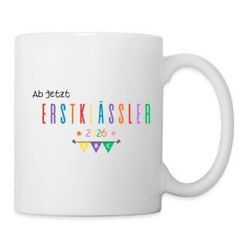 Erstklässler 2026 Schulstart - Tasse - Weiß - Rechts