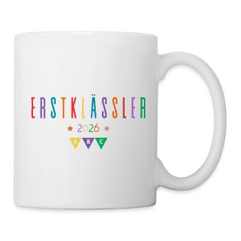 Ab jetzt Erstklässler 2026 - Tasse - Weiß - Rechts