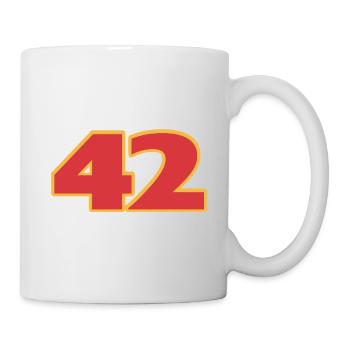 The answer is 42 - Mug - white - Right