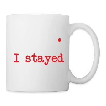 Semi Colon Plot Twist I Stayed Semicolon - Tasse - Weiß - Rechts