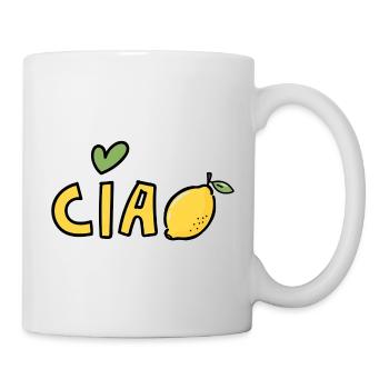 Ciao Zitrone Bella Italia Sizilian Dolce Vita - Tasse - Weiß - Rechts