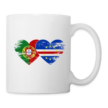 Drapeau du Cap-Vert du Portugal utilisé - Mug blanc - blanc - Droite