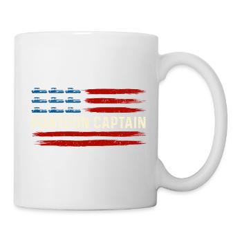 Pontoon Captain Boating Lake Life - Mug - white - Right