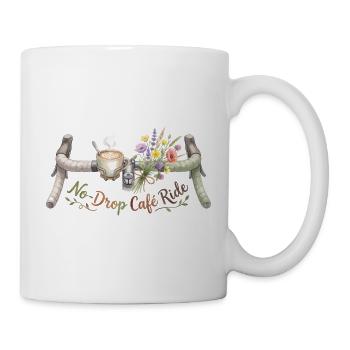No-Drop Cafe Ride Watercolor Art - Mug - white - Right