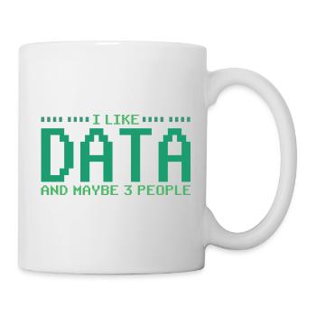 Dictons amusants sur l’informatique - Mug blanc - blanc - Droite