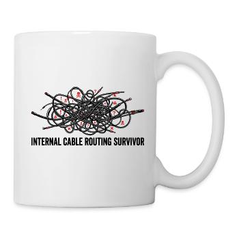 Internal Cable Routing Survivor - Mug - white - Right