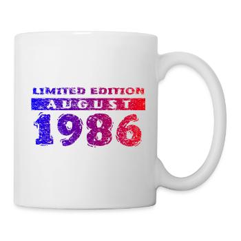 40e anniversaire Édition limitée 08/1986 - Mug blanc - blanc - Droite