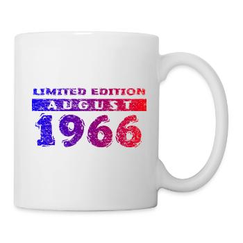 60e anniversaire Édition Limitée 08/1966 - Mug blanc - blanc - Droite