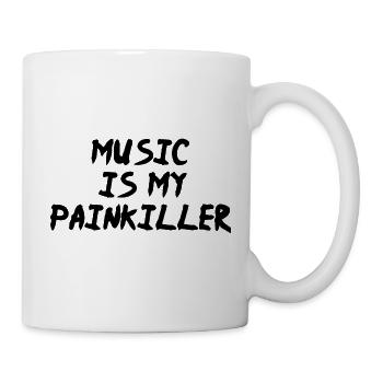 Music Is My Painkiller - Mug - white - Right