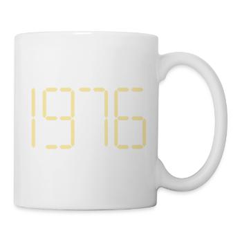 Année d’anniversaire numérique 1976 - Mug blanc - blanc - Droite