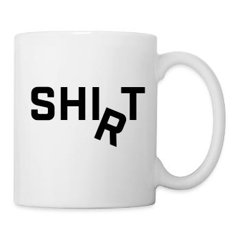 Le Chemise R s’inscrit autour du motif du slogan - Mug blanc - blanc - Droite