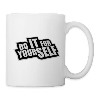 Do It For Yourself Inspirierend Selbstliebe Zitat - Tasse - Weiß - Rechts