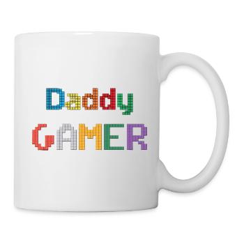 Papa-Hemd - Tasse - Weiß - Rechts