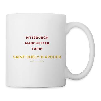 Saint-Chély-d'Apcher Lozère - Pittsburgh - Turin - Mug blanc - blanc - Droite